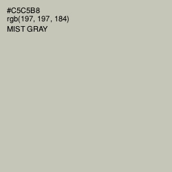 #C5C5B8 - Mist Gray Color Image